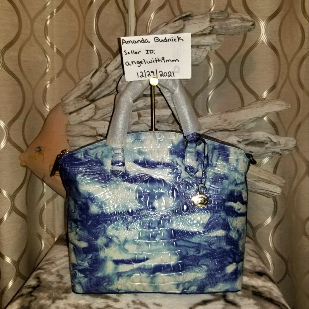 Brahmin Chambray Large Duxbury NEW WITH TAG